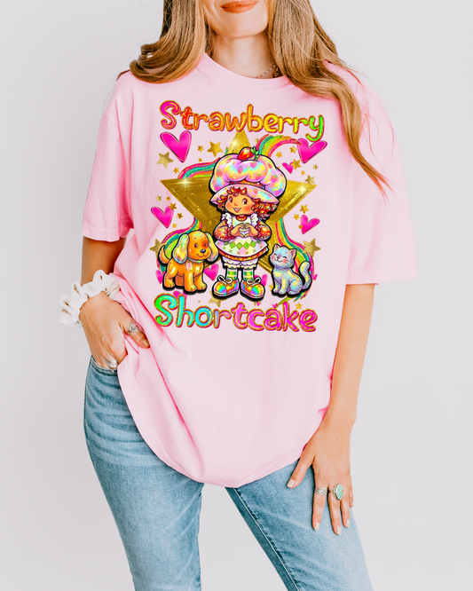 Strawberry Shortcake Retro Kawaii T-Shirt