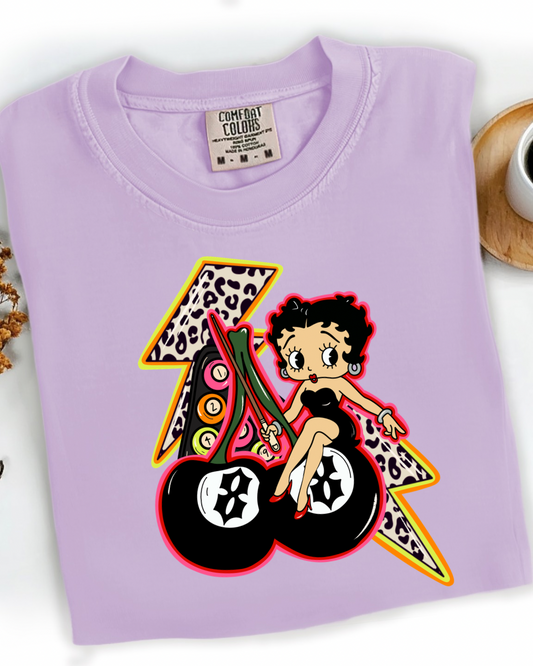 Betty Boop Retro Roller Lightning Tee