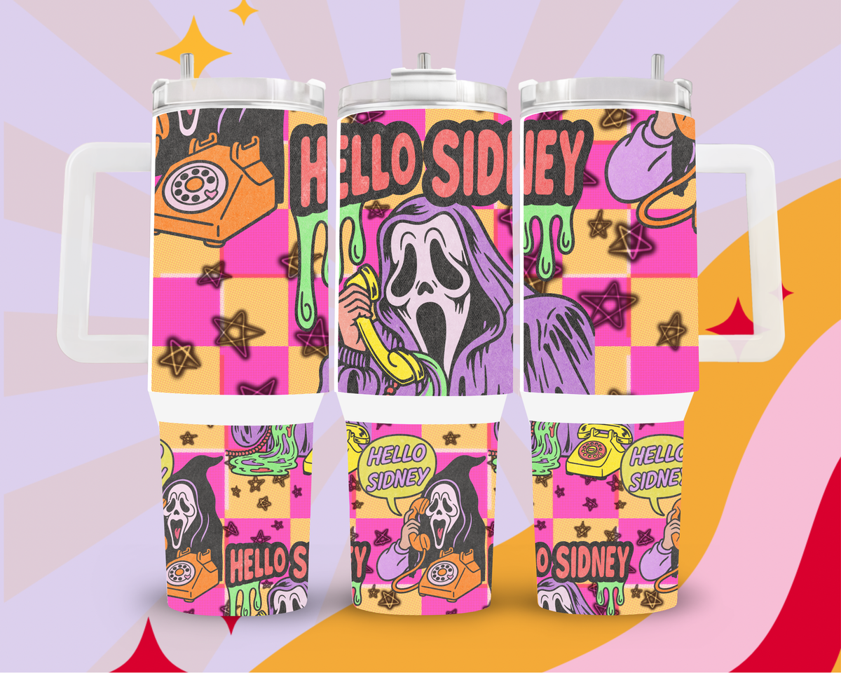 Hello Sidney 40oz Spooky Tumbler