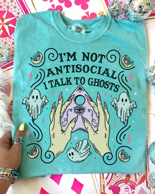 Ghostly Vibes Tee - I'm Not Antisocial