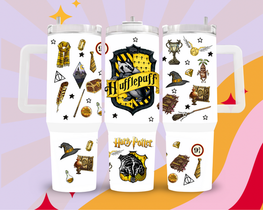 Hufflepuff house 40oz tumbler