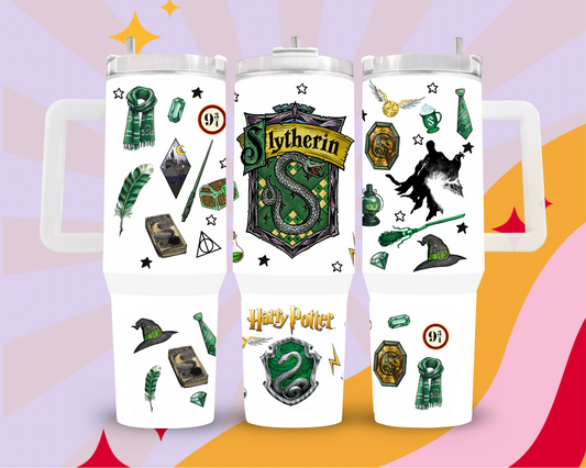 Slytherin house 40oz tumbler