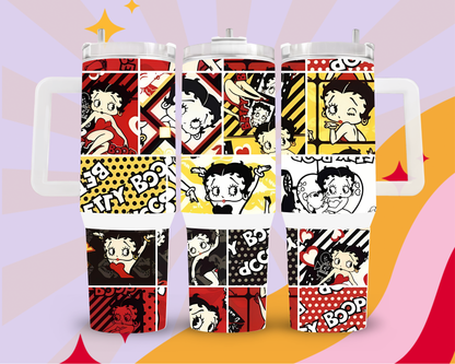Comic Betty boop 40oz tumbler