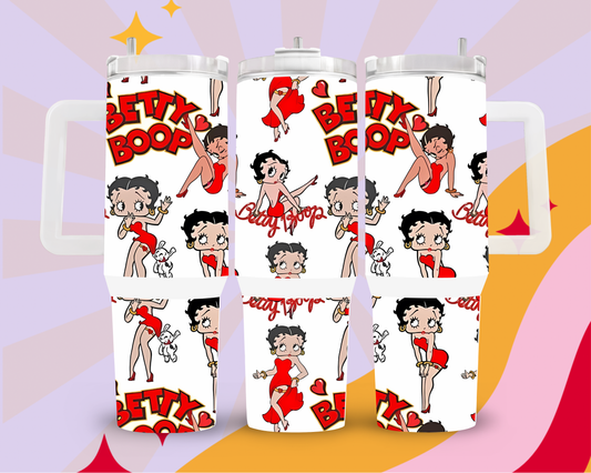 Betty boop 40oz tumbler