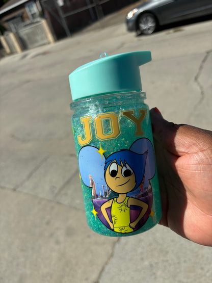 Joy kids snow globe water bottle