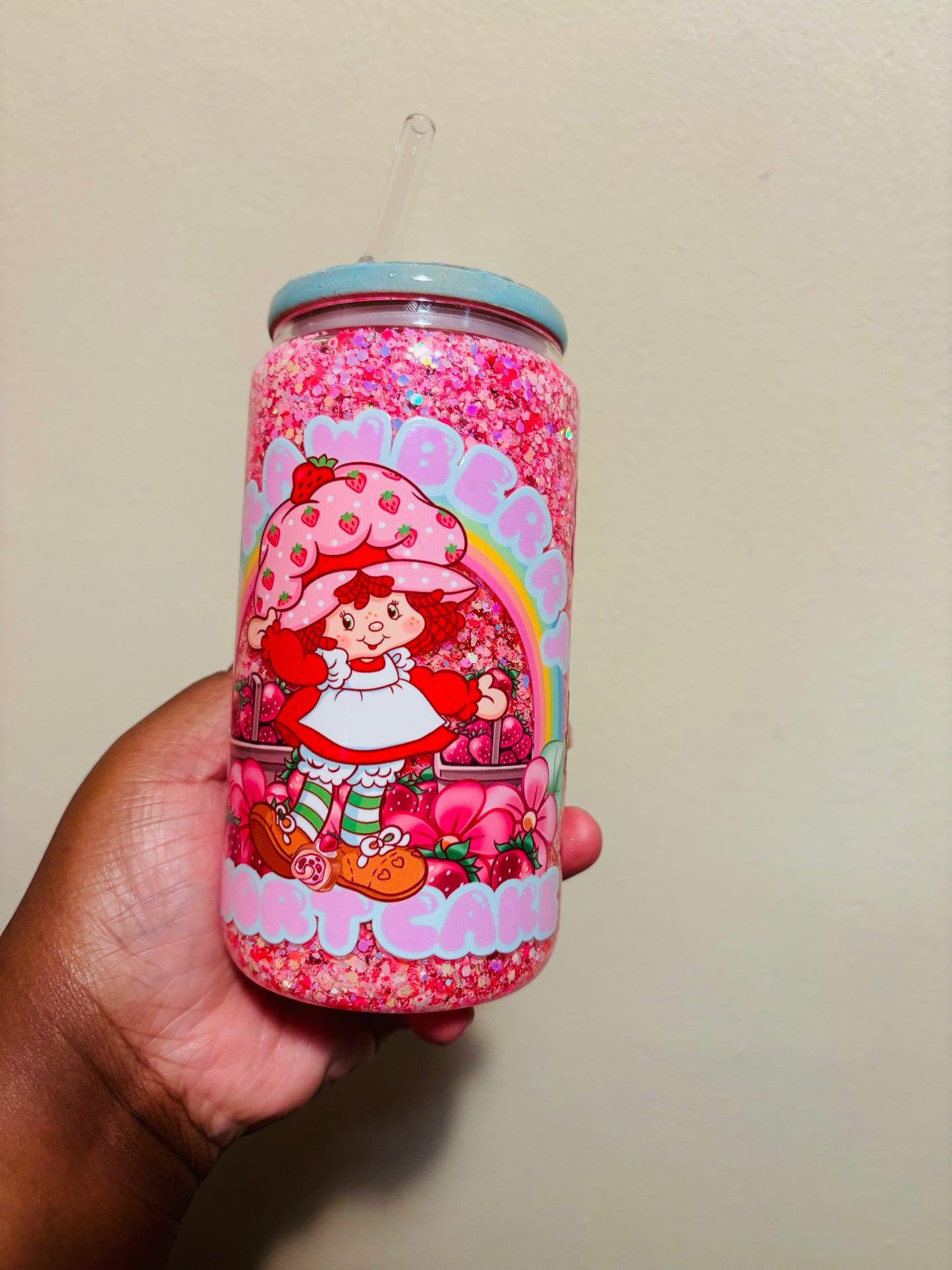 Strawberry shortcake snow globe cup