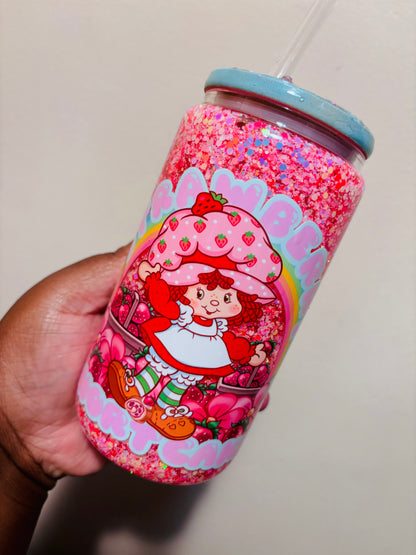 Strawberry shortcake snow globe cup