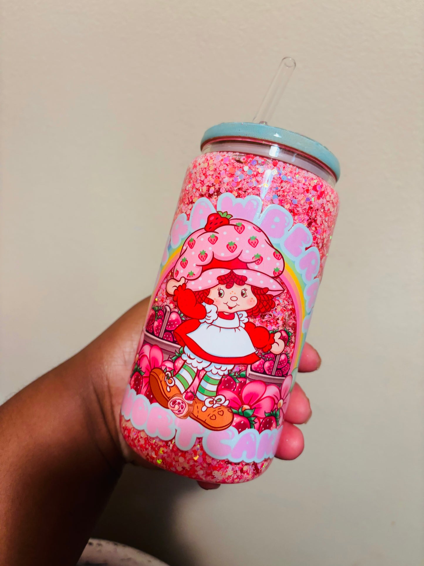 Strawberry shortcake snow globe cup