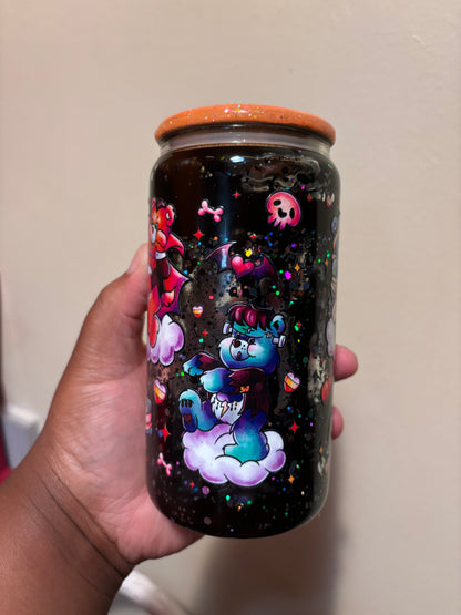 Spooky bears snow globe cup