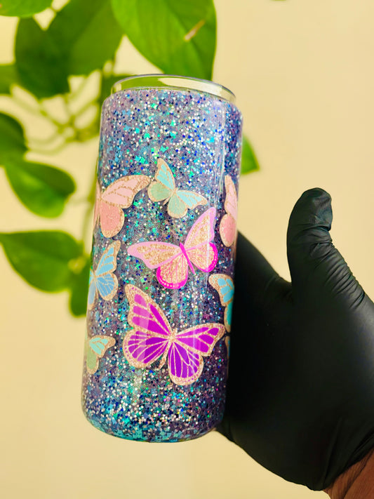 Butterfly glitter snowglobe