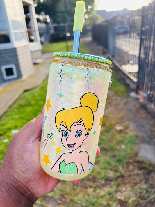 Tink 16oz snow globe cup