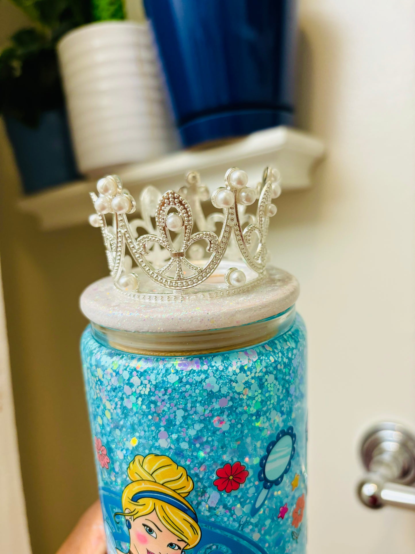 Cinderella snow globe cup