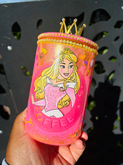 Princess Aurora snowglobe mug