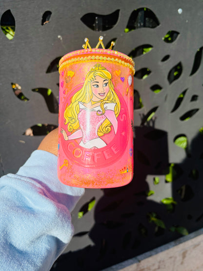 Princess Aurora snowglobe mug