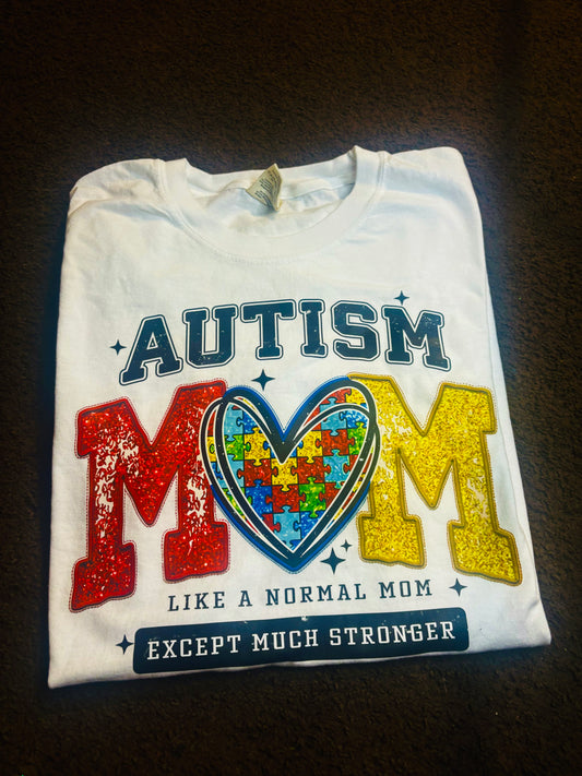 Strong autism mom tee