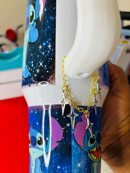 Starry stitch 40oz tumbler