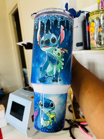 Starry stitch 40oz tumbler