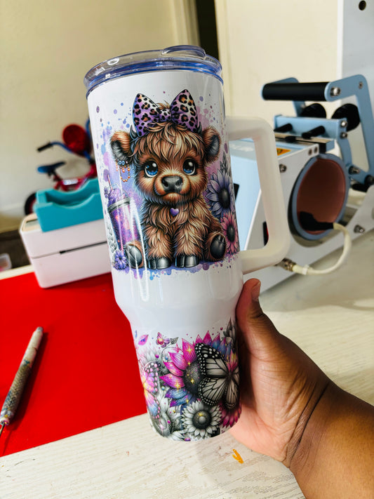 Highland cow 40oz