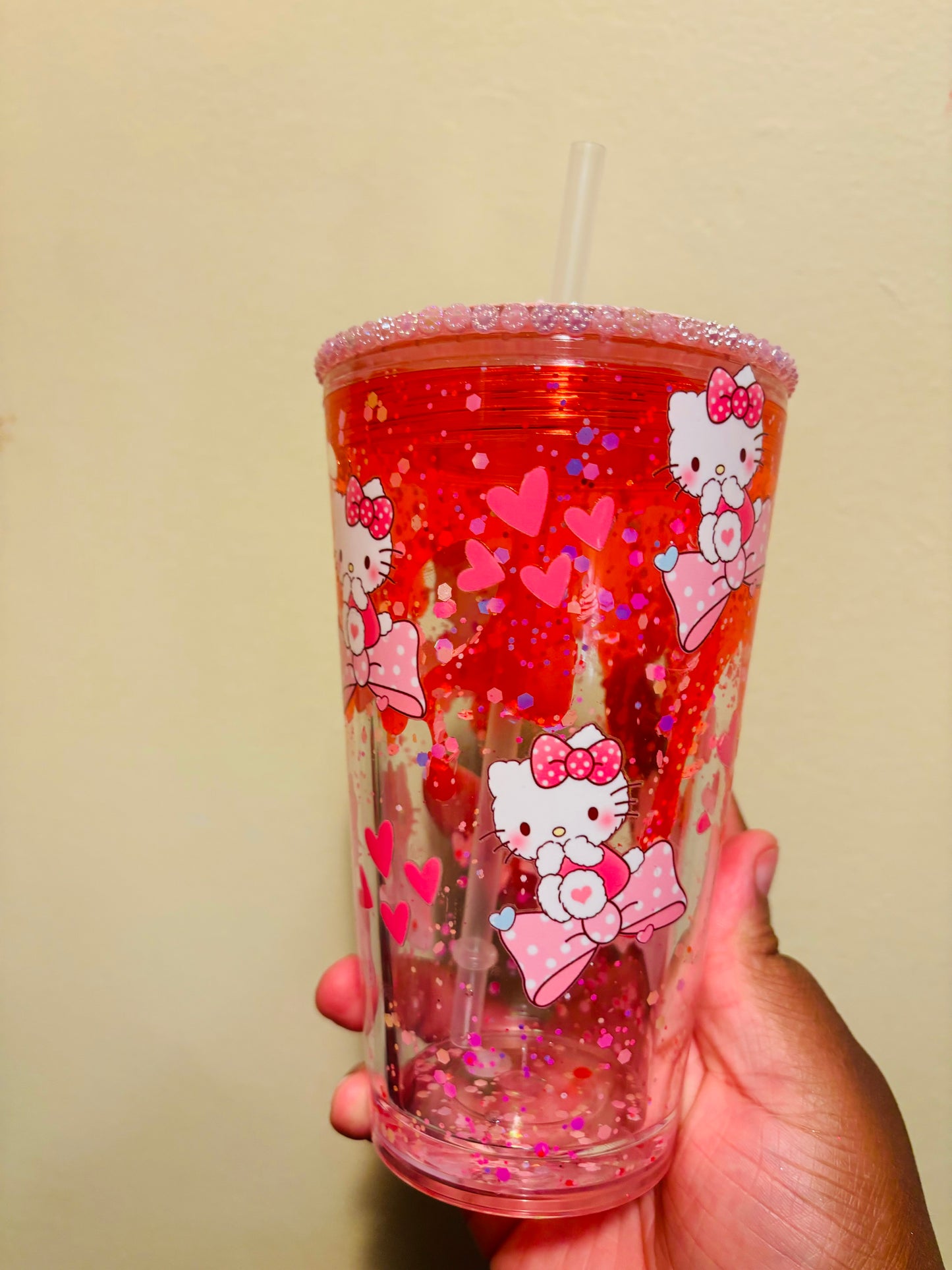 Hello kitty lava lamp tumbler