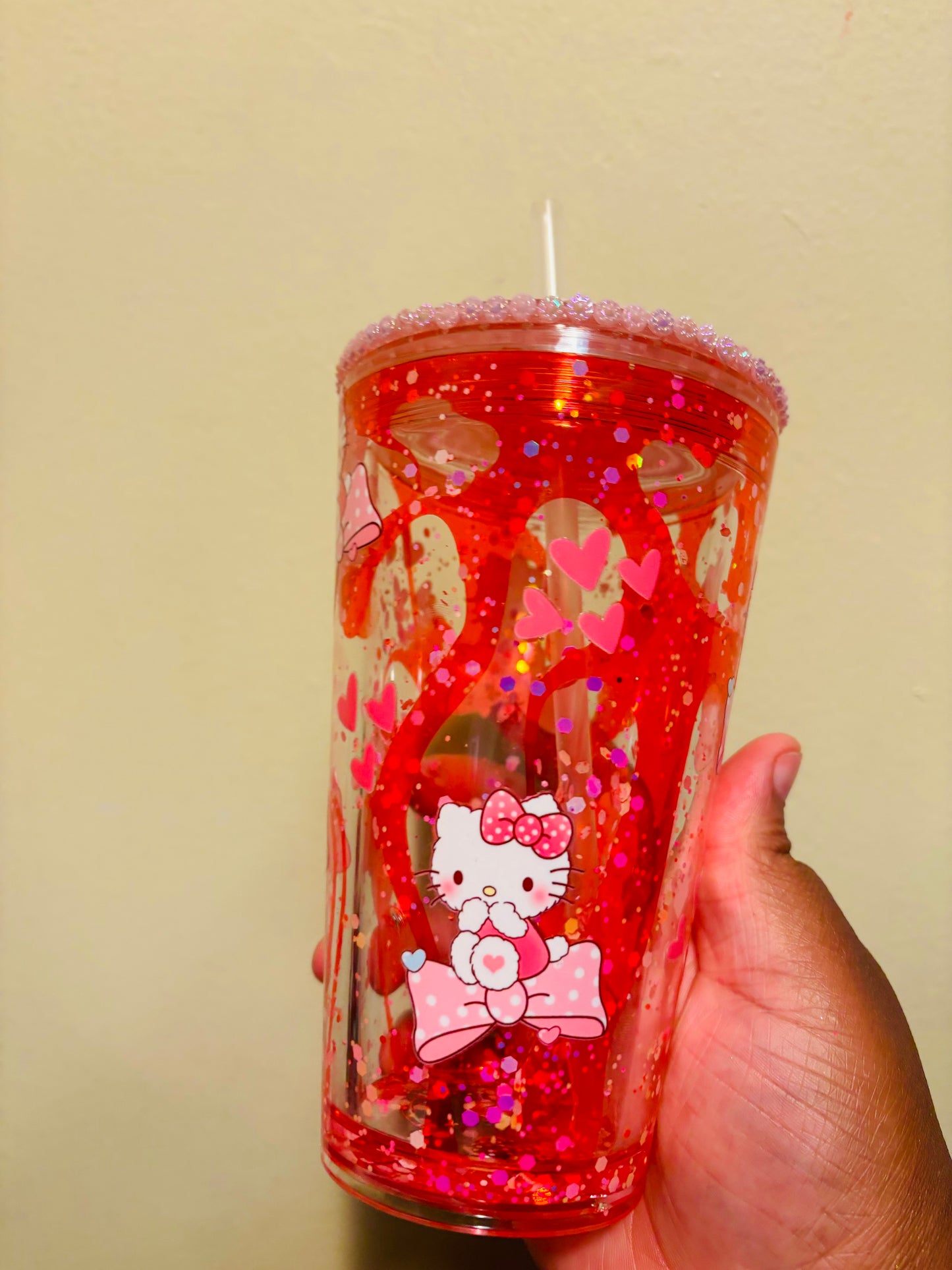 Hello kitty lava lamp tumbler