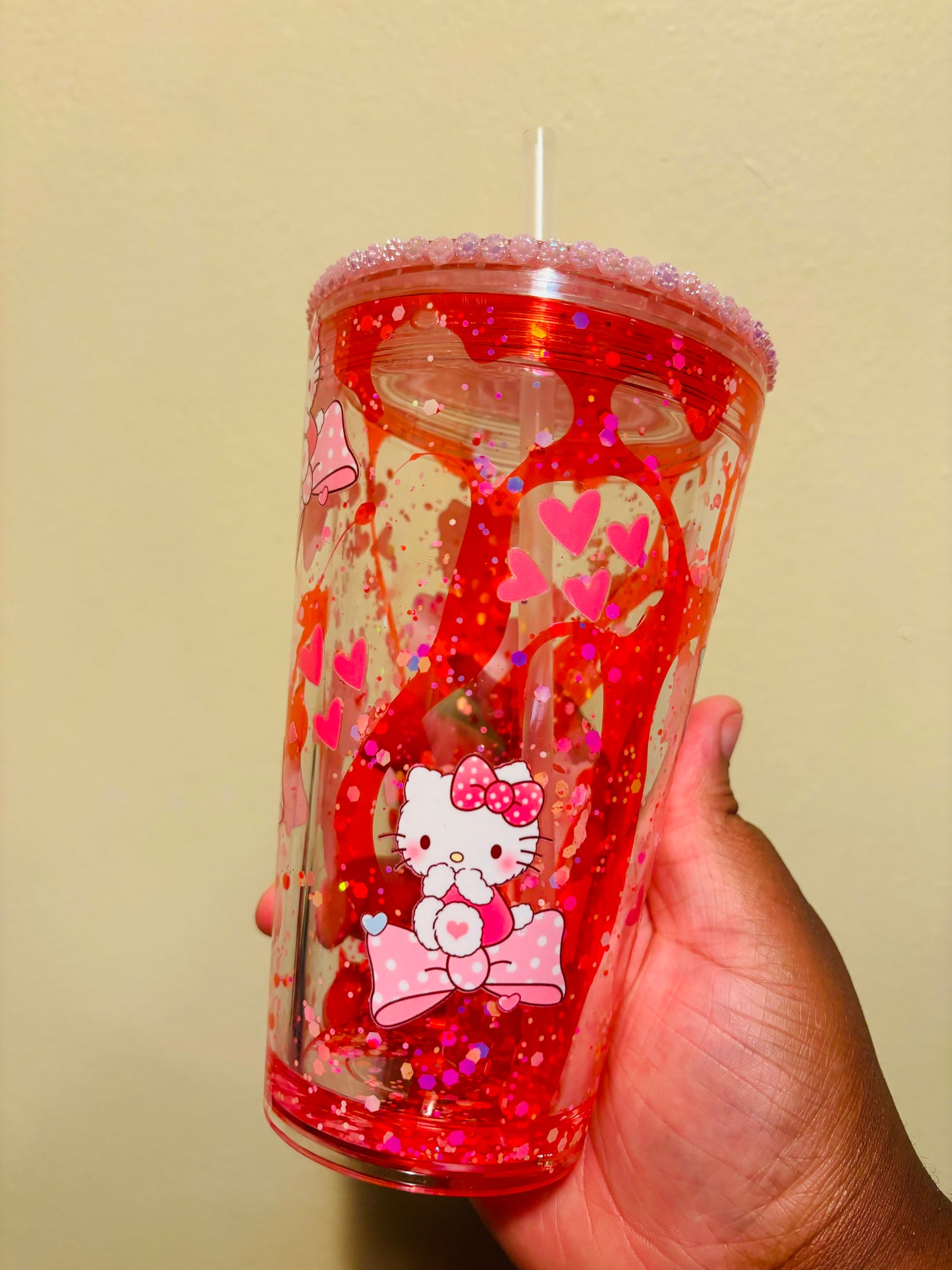 Hello kitty lava lamp tumbler