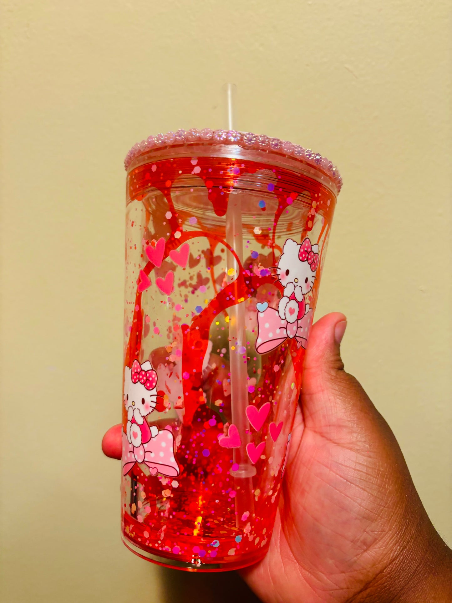 Hello kitty lava lamp tumbler