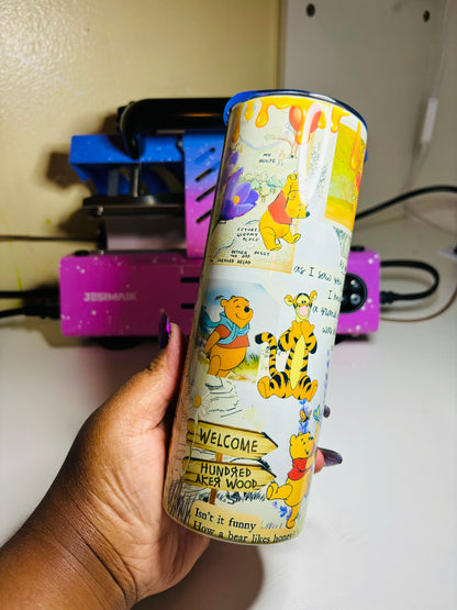 Pooh Grand adventure 20oz tumbler