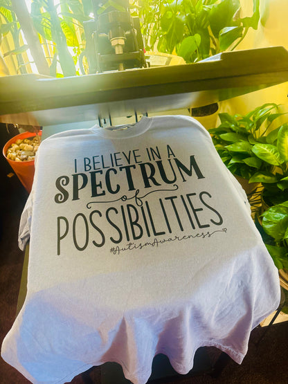 I believe in a spectrum tee