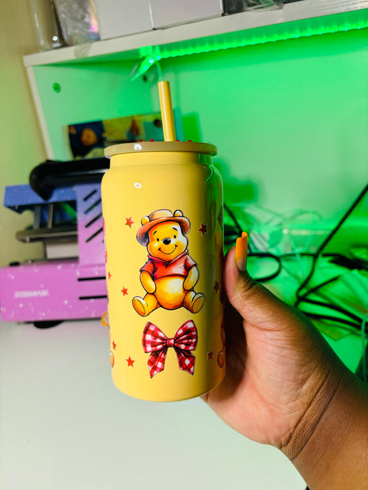 Pooh & bows cup