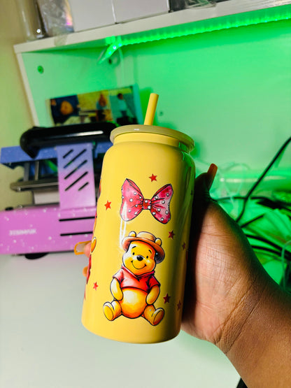 Pooh & bows cup