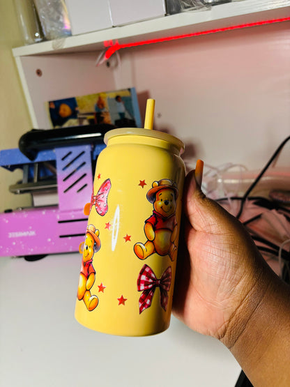 Pooh & bows cup