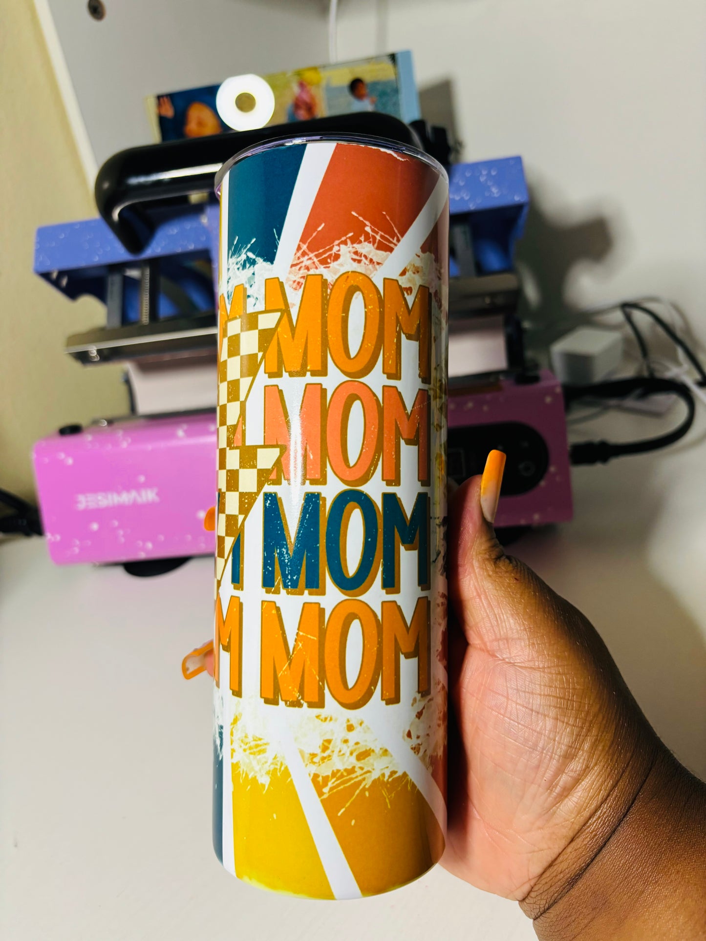 Autism mom sublimation tumbler