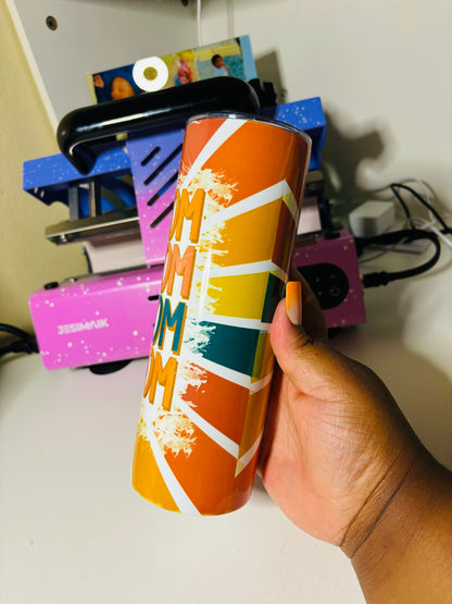 Autism mom sublimation tumbler