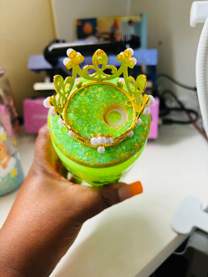 Princess Tiana snow globe cup