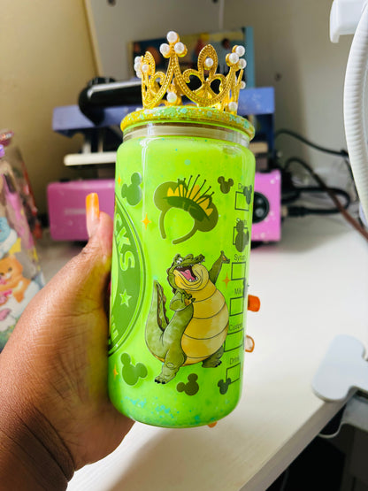 Princess Tiana snow globe cup