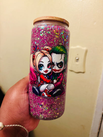 Quinn x Joker snowglobe cup