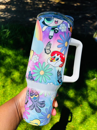 Power girls 40oz tumbler