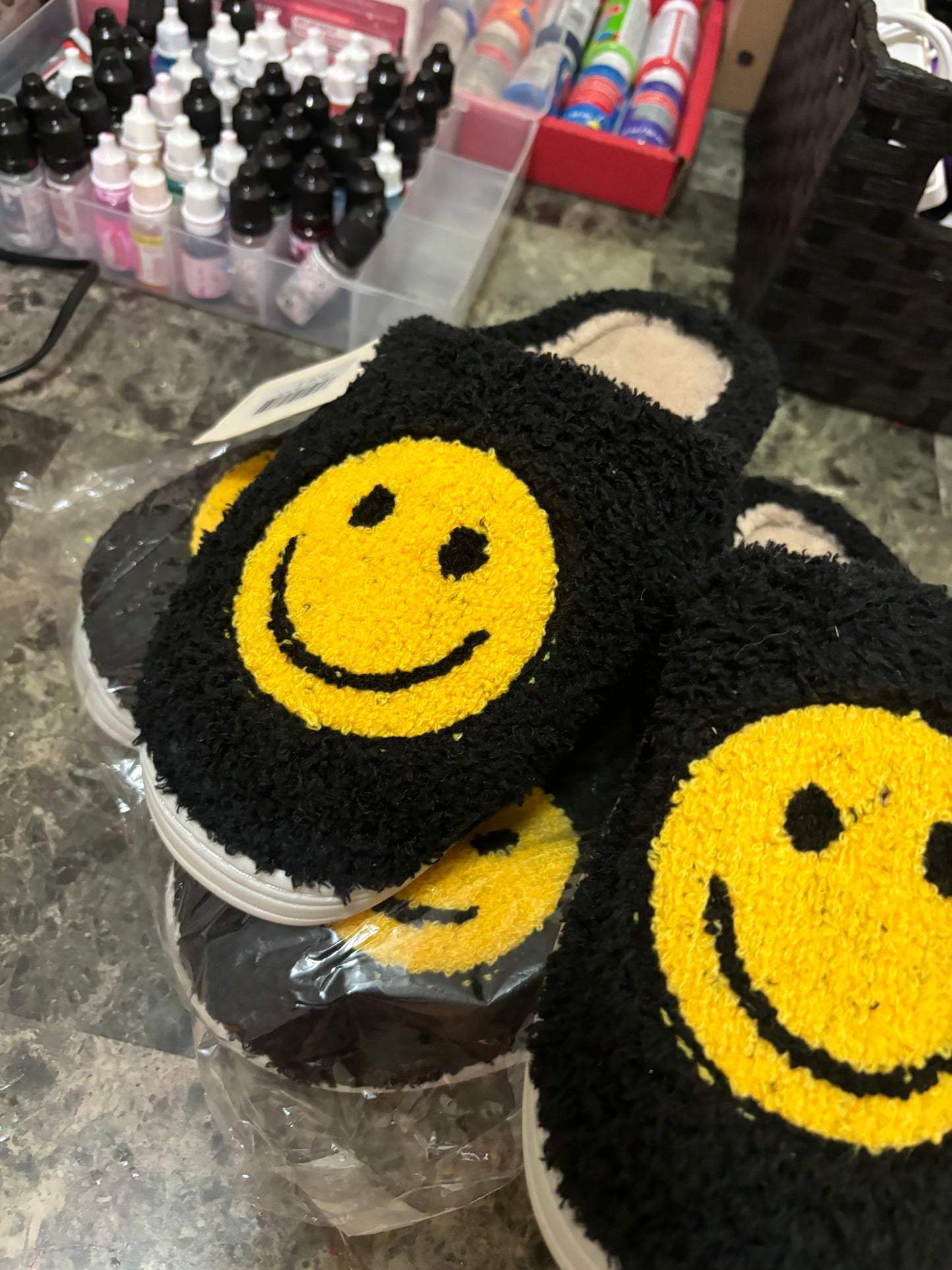 Smiley slippers(final sale)