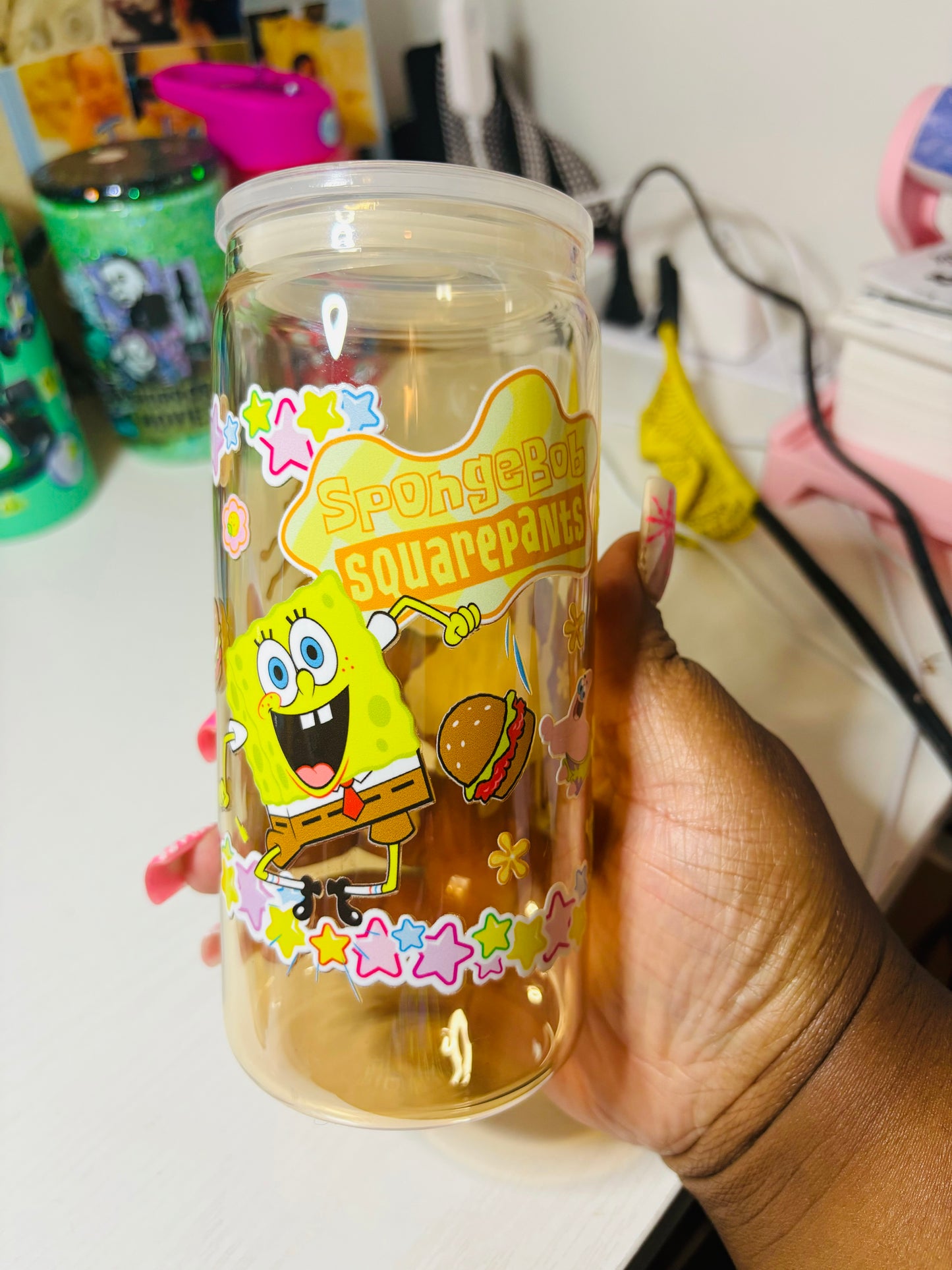 Yellow SpongeBob’s cup