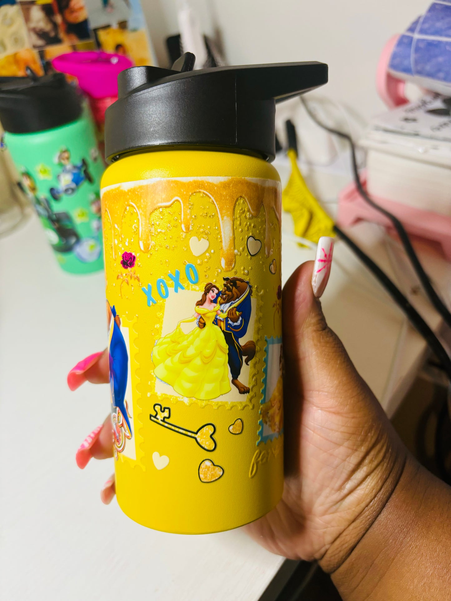 Belle kids water bottle