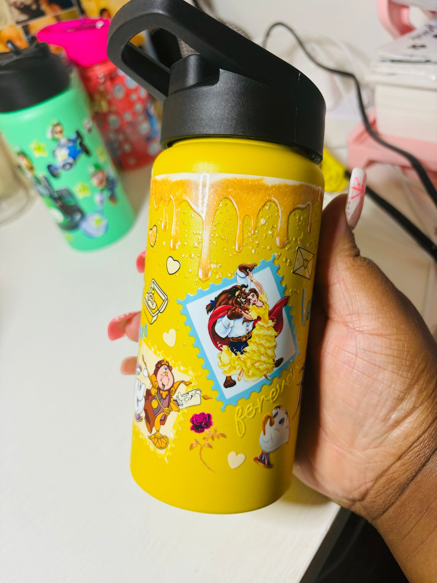 Belle kids water bottle