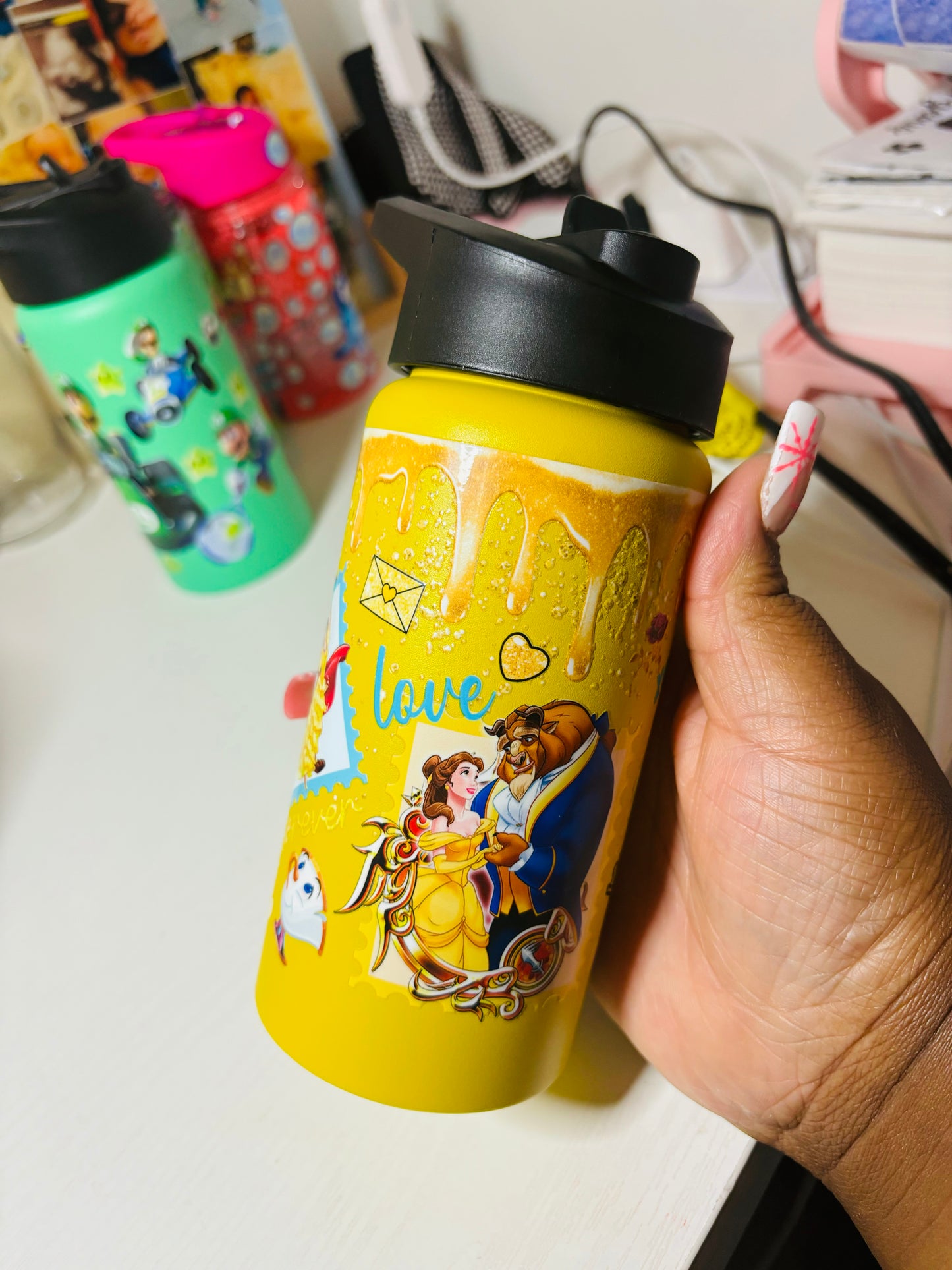 Belle kids water bottle