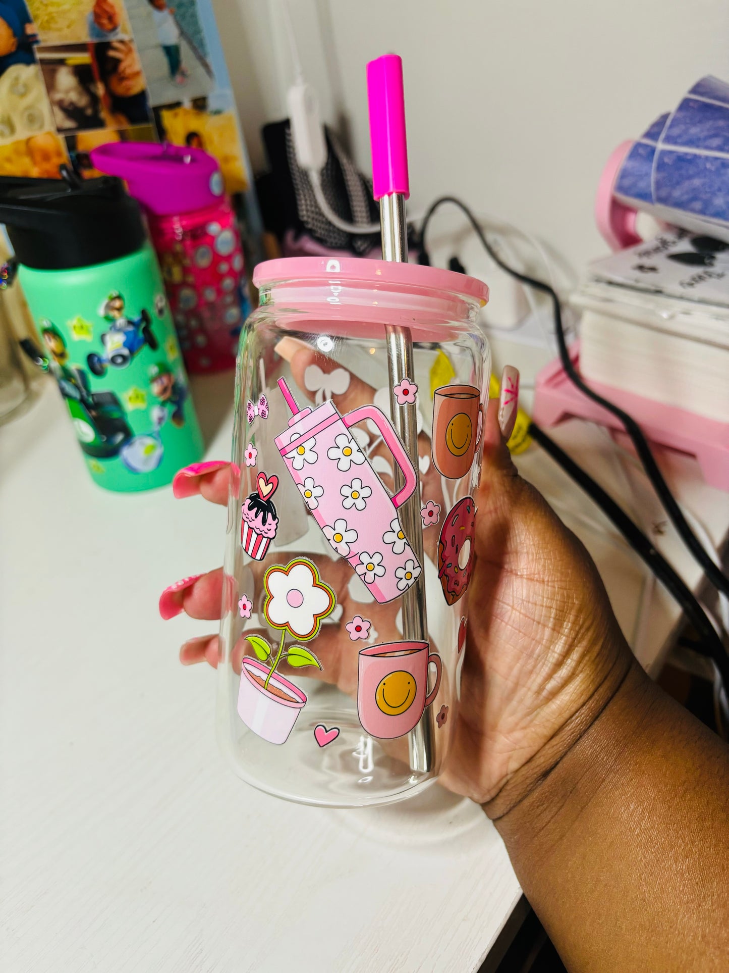 Pink things cup