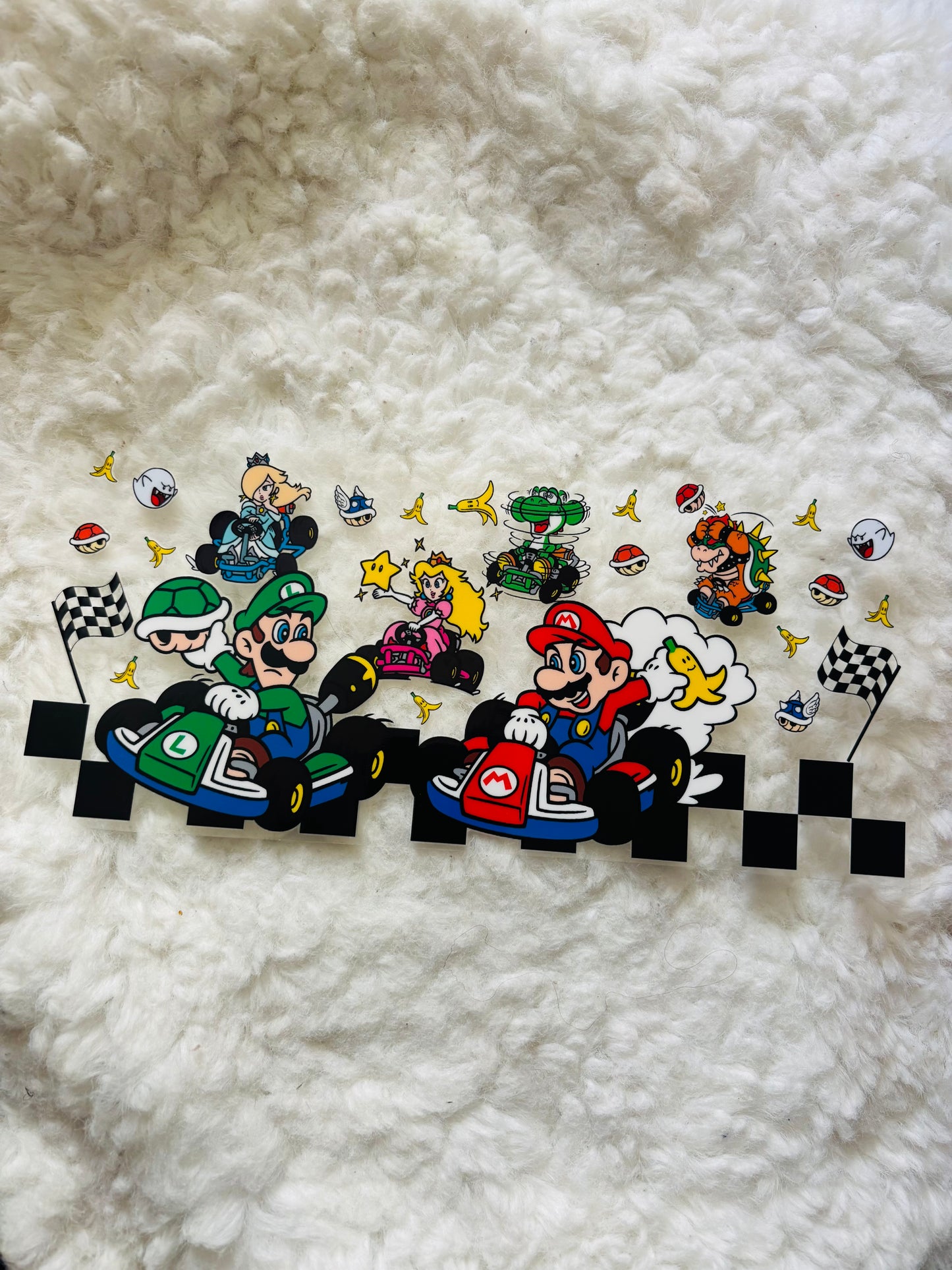 Mario cart uvdtf wrap