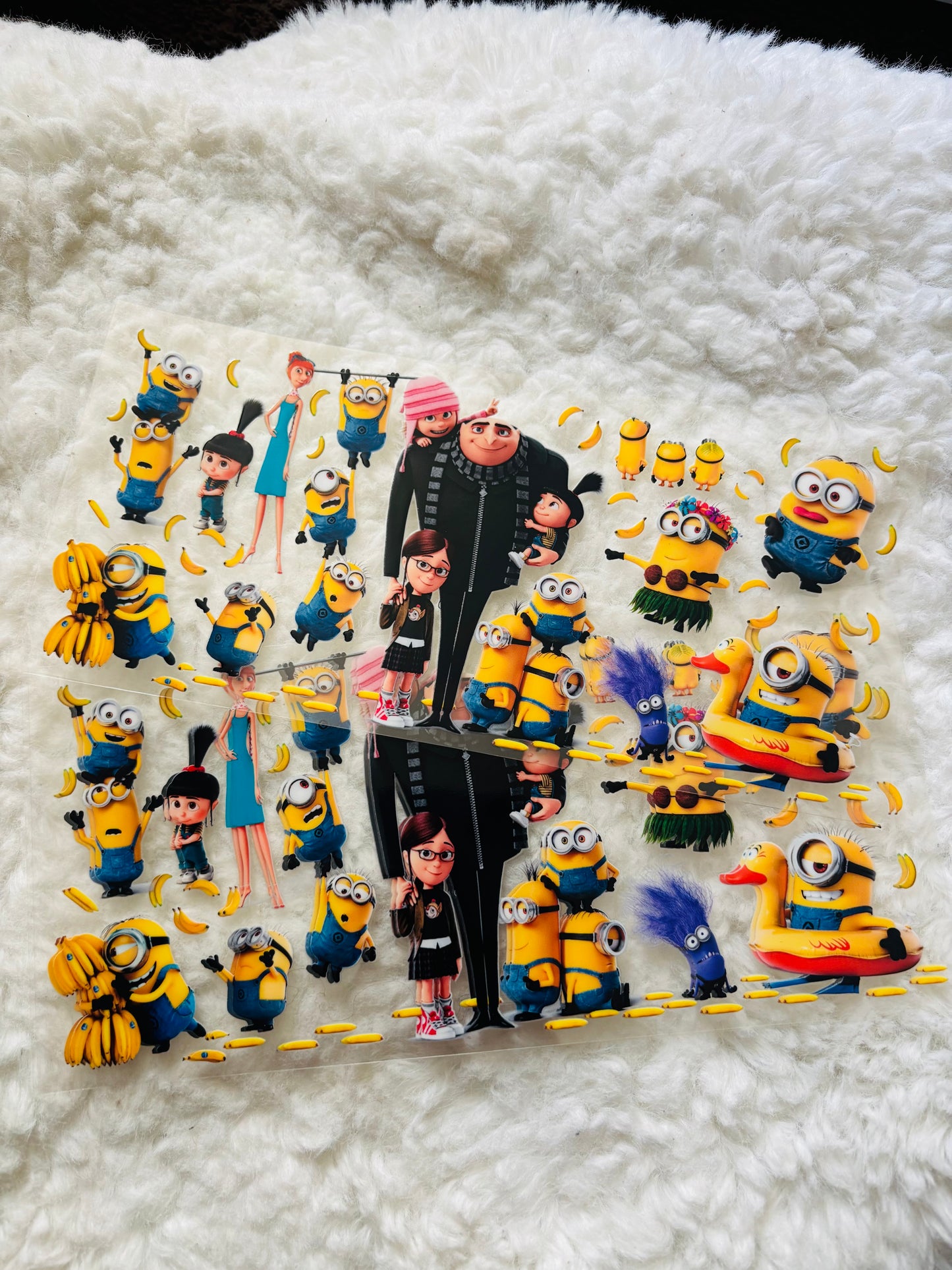 Minions family uvdtf