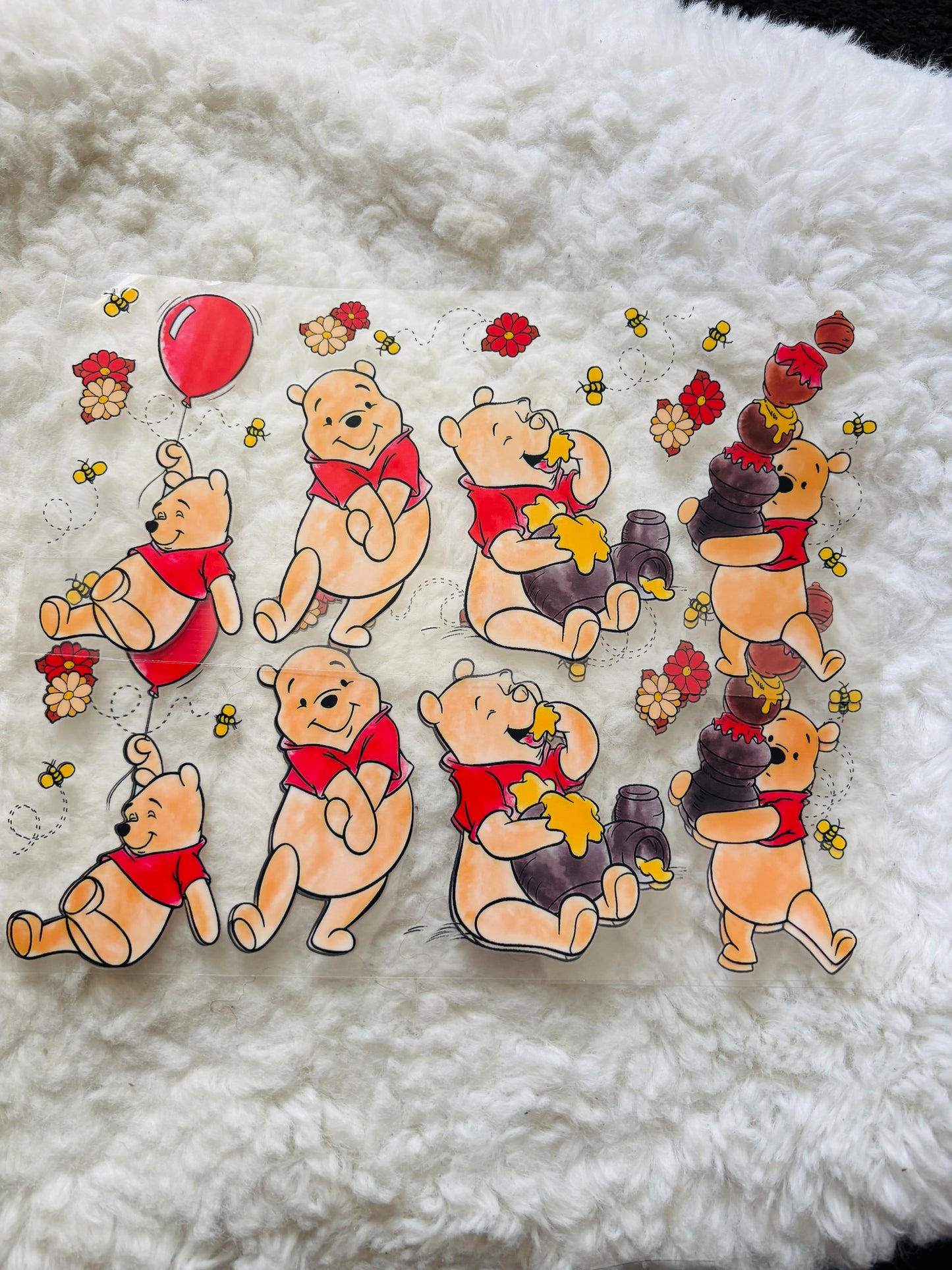 Honey and ballon’s Pooh uvdtf wrap