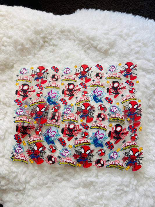 Spidey uvdtf wrap