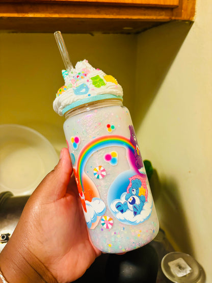 Candy Care Bears snow globe cup