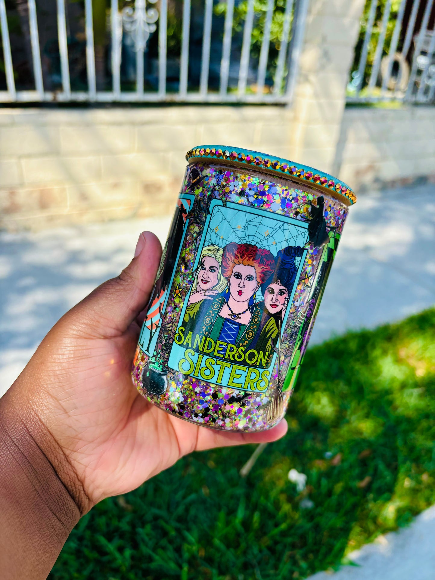 Hocus pocus snow globe mug