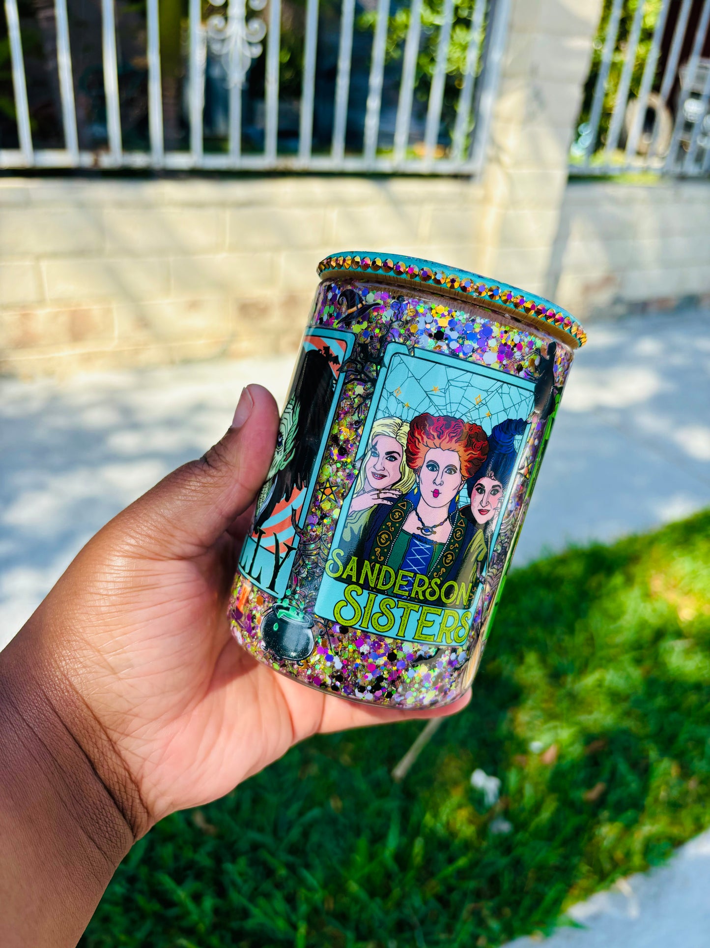 Hocus pocus snow globe mug